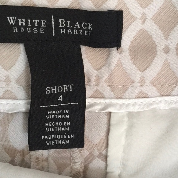 WHBM Patterned Shorts Size 4 - Picture 5 of 6